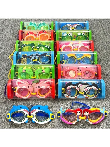 Kids Anti Fog Swimming Goggles Pool Swim Adjustable Glasses Children Boys Girls - Picture 10 of 23