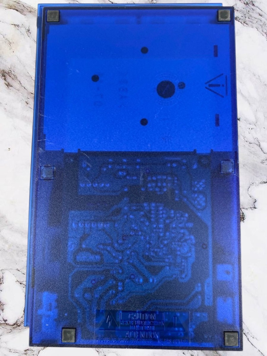 Sony PlayStation 2 PS2 Console - Ocean Blue (SCPH-37000 NTSC-J) Tested & Working, Good Condition - View #2