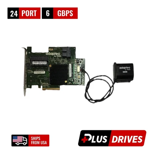 Adaptec ASR-72405 6Gbps 24 Port SAS / SATA PCIe 3.0 RAID Controller 1GB w/ BBU