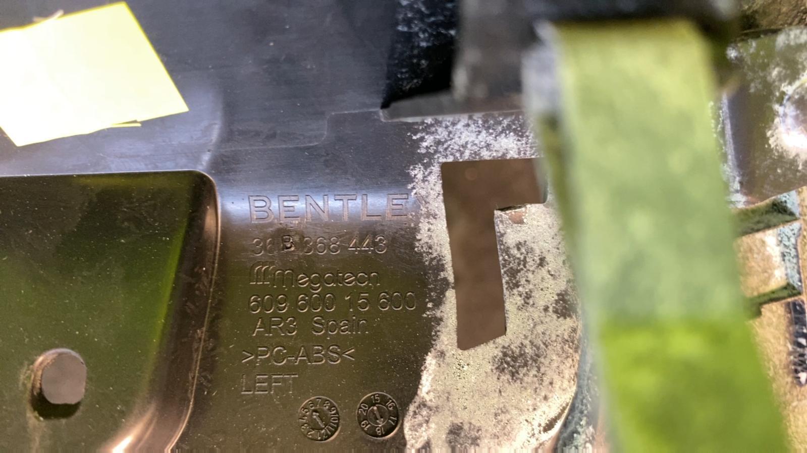 BENTLEY BENTAYGA FRONT LEFT TRIM KICK PANEL A PILLAR LOWER 36B867351A 36B868443