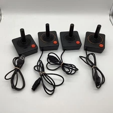 Atari 2600 Controller Original Gaming Joysticks Vtg Untested Set Of 4