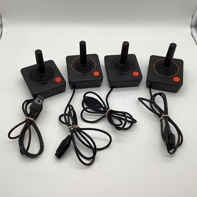 Atari 2600 Controller Original Gaming Joysticks Vtg Untested Set Of 4 ...