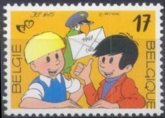 BELGIQUE BELGIUM 2707 ** MNH Gil et Jo de Jef NYS 1997 comics strip parrot - Photo 1/1