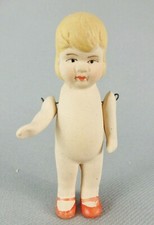 POUPEE POUPON BISCUIT BRAS ARTICULES CERAMIQUE PORCELAINE BAMBINO BABY DOLL  010