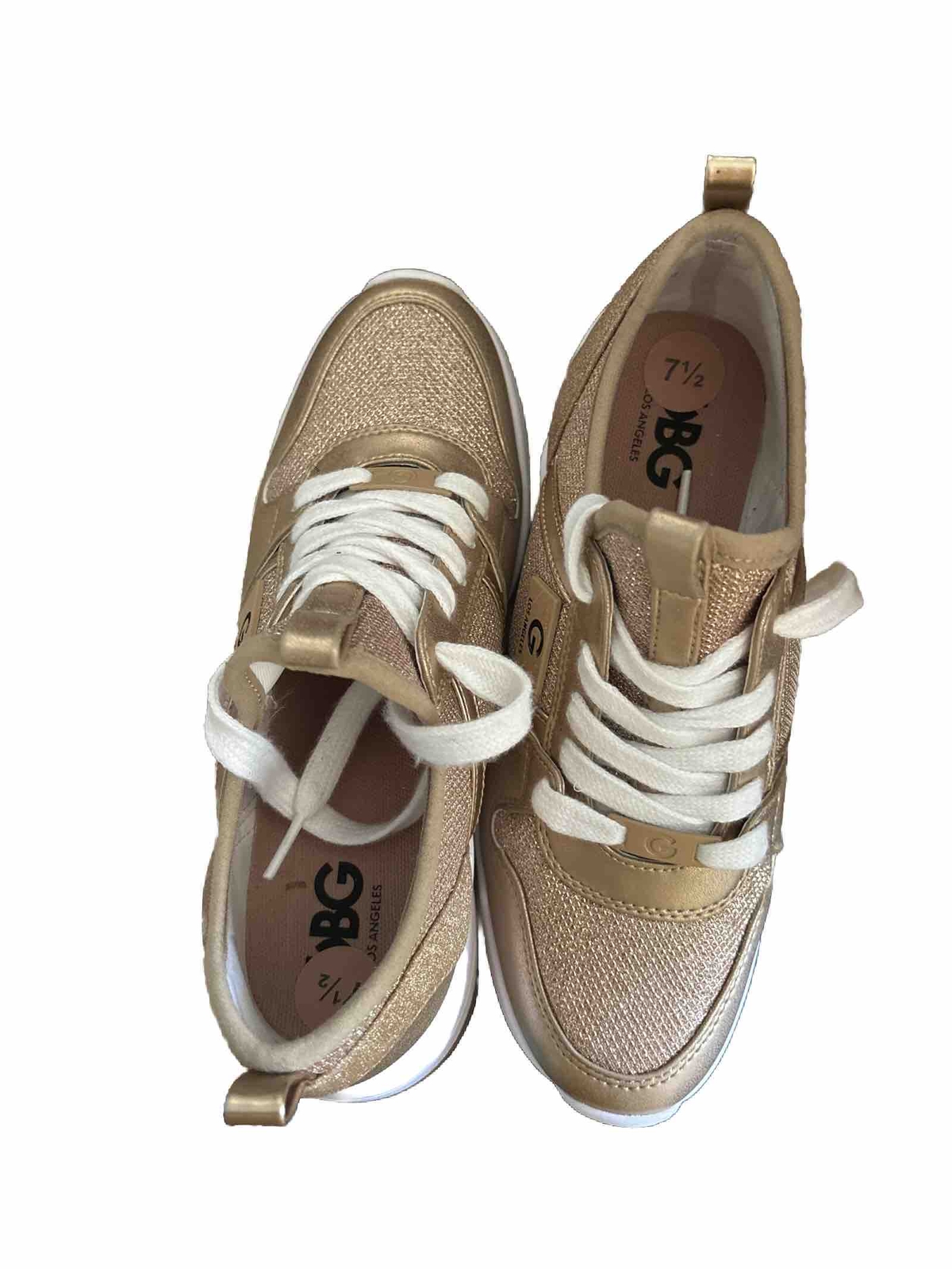 rose gold guess sneakers
