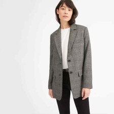 Everlane The Oversized Blazer - Glen Plaid Size 14