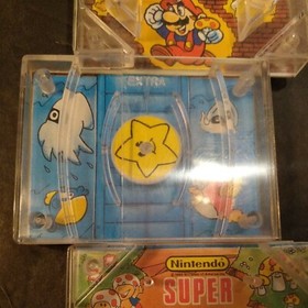 1988 1989 BBI NES Nintendo Super Mario Bros. Action Pinball Slide N Shoot Toy