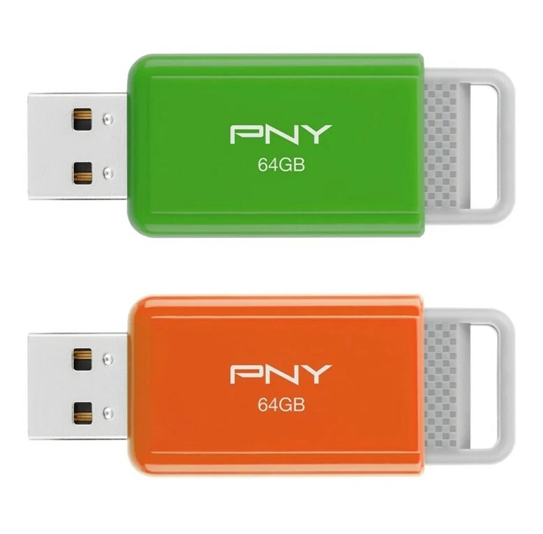 Brand New PNY USB 2.0 Flash Drives, 64GB, Pack Of 2 Flash/Jump Drives - Image 4 of 4