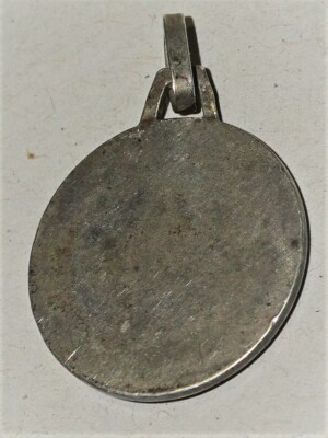 Médaille Ancienne En Argent - Représente Le Zodiaque Gémeaux (24x15mm), Bon État
