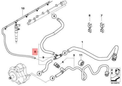 BMW Fuel Return Line 13537796798 for sale online | eBay