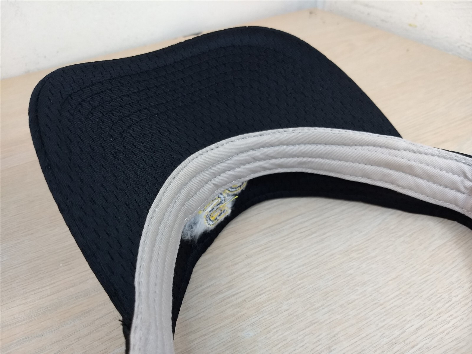 SO ADJUSTABLE STRAPBACK MESH SUN VISOR/CAP, BLACK… - image 10