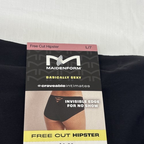 Maidenform Basically Sexy Free Cut Hipster TAGLIA L (7) NERO (B40 - Foto 2 di 4