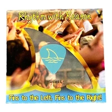 Margaritaville Rhythm with Reason Series 4 Fins to the Left, Right Guitar Pick