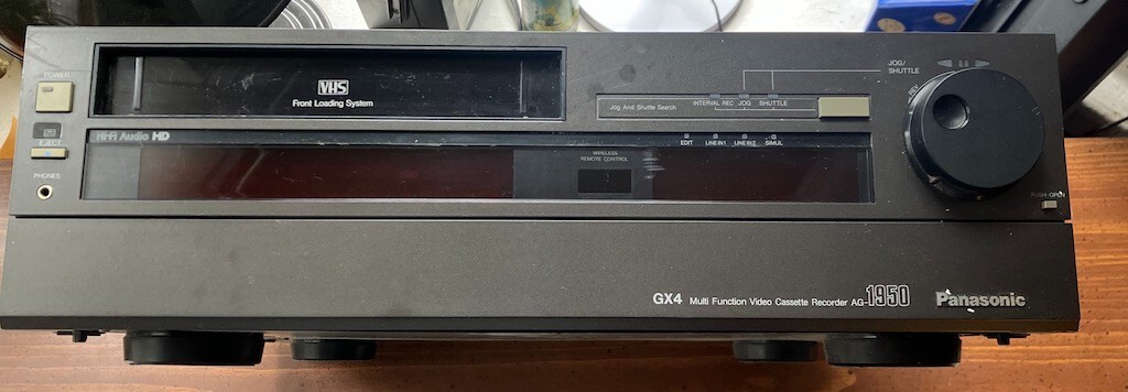 VCR Panasonic GX4 AG-1950 - professional HiFi VHS player