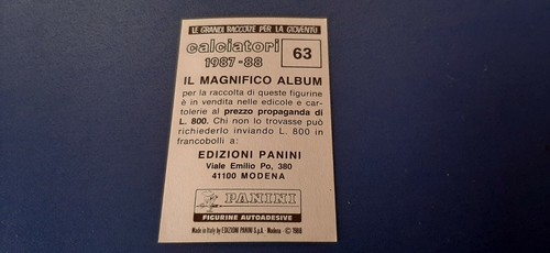 Figurine Calciatori Panini 1987/88 con velina - Scegli dall'elenco da 1 a 303 - Imagen 67 de 263