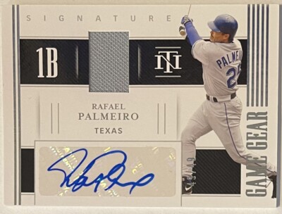 2021 Panini National Treasures Rafael Palmeiro #GGS-RP Game Used #49/49 Auto