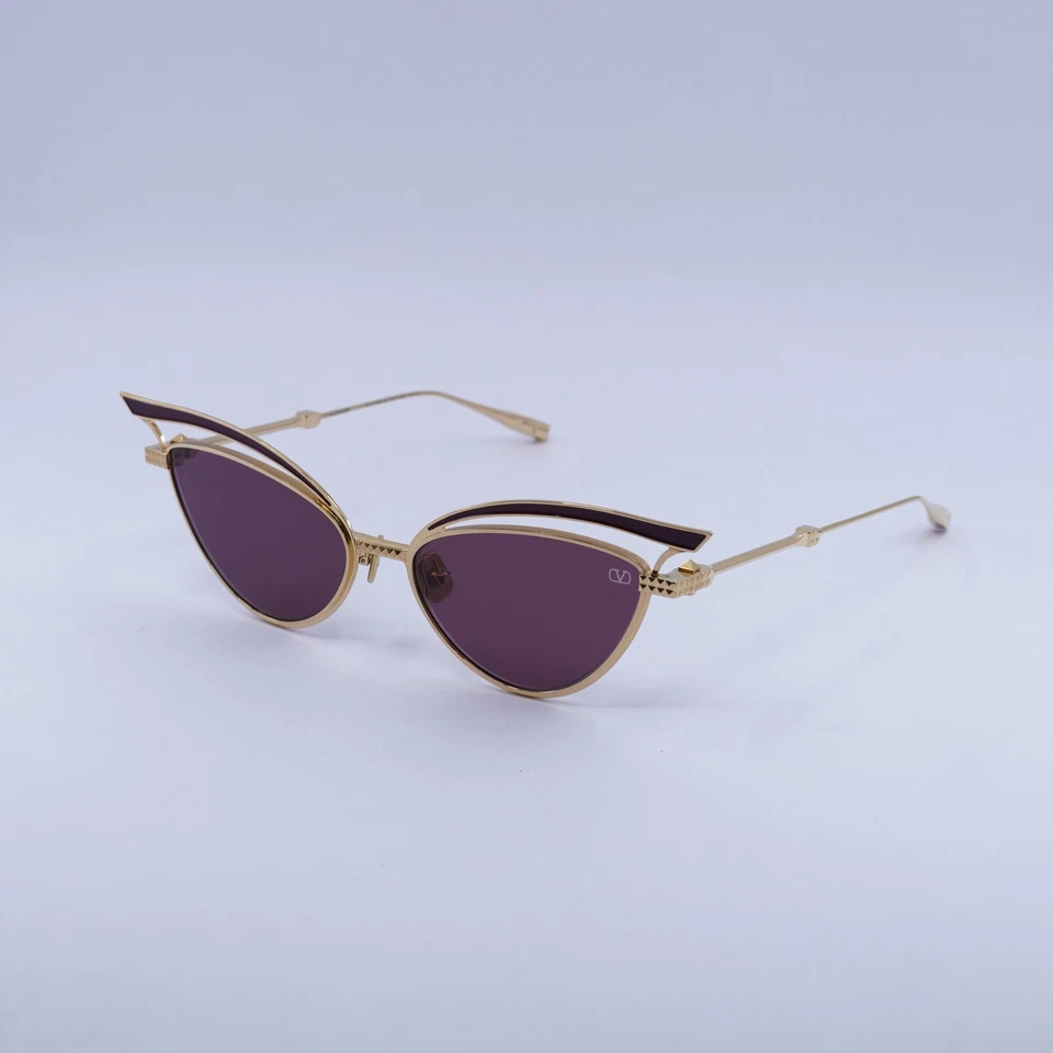 Valentino V-GLASSLINER VLS-118B oro claro/esmalte burdeos/burdeos oscuro AR 5... Foto 3 de 4