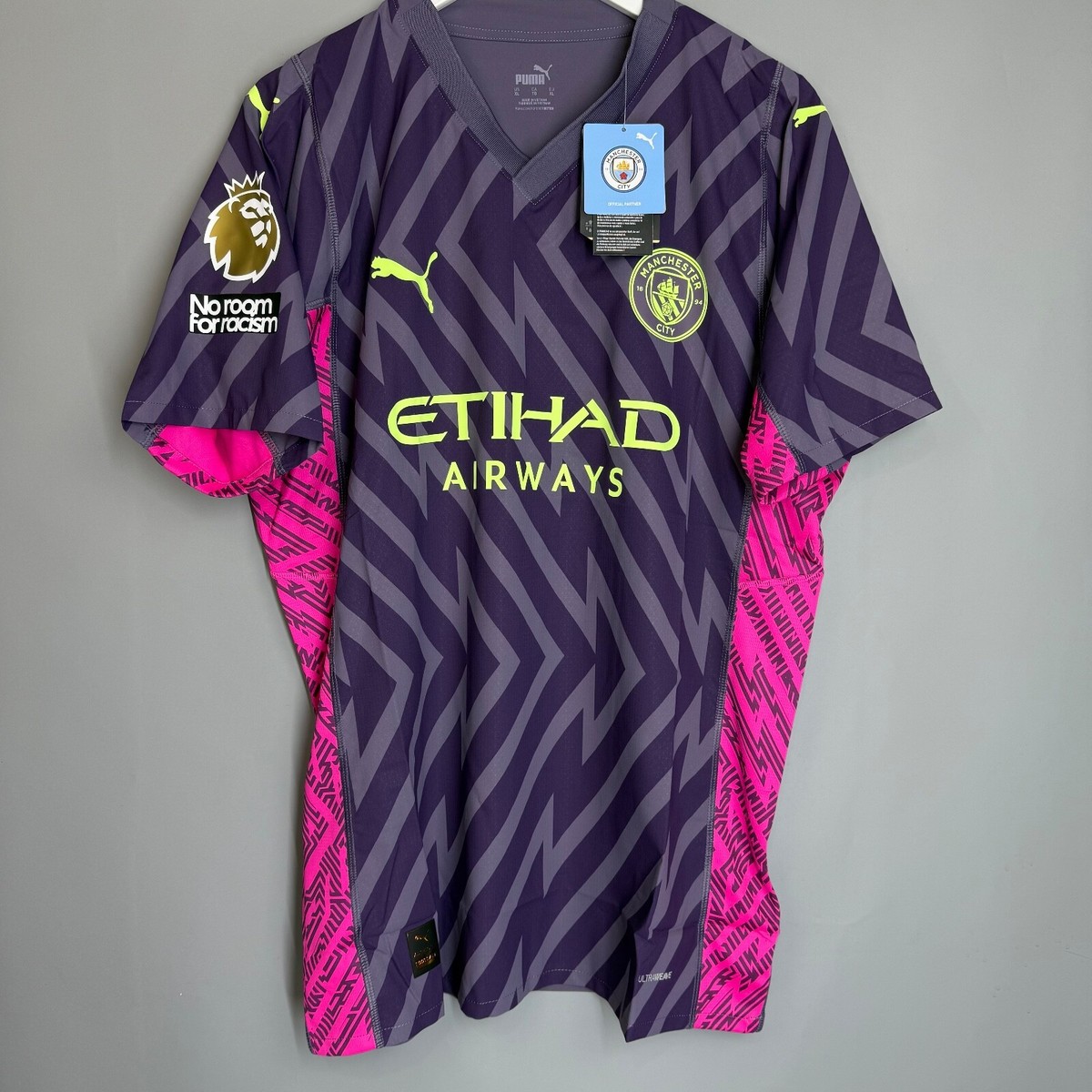 NWT MANCHESTER CITY 2023 2024 GOALKEEPER AUTHENTIC SHIRT JERSEY
