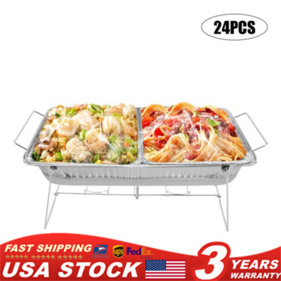 Wire Chafing Rack 24 Pieces Buffet Wire Racks Foldable Wire Chafers hotel buffet