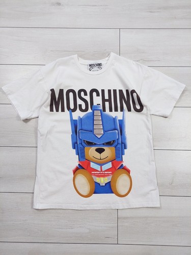 MOSCHINO COUTURE Transformers Robot Teddy Bear T-Shirt,size XS