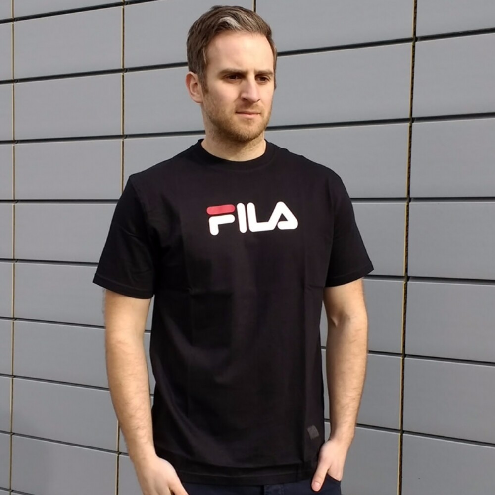 Men Fila Black Line T shirt