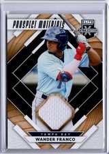 WANDER FRANCO 2020 Elite Extra Edition Baseball PROSPECT MATERIALS RC 