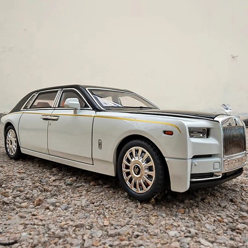 1:18 Rolls-Royce Phantom Model Car Alloy Diecast Car with Sound & Light Toy Gift - Picture 2 of 25