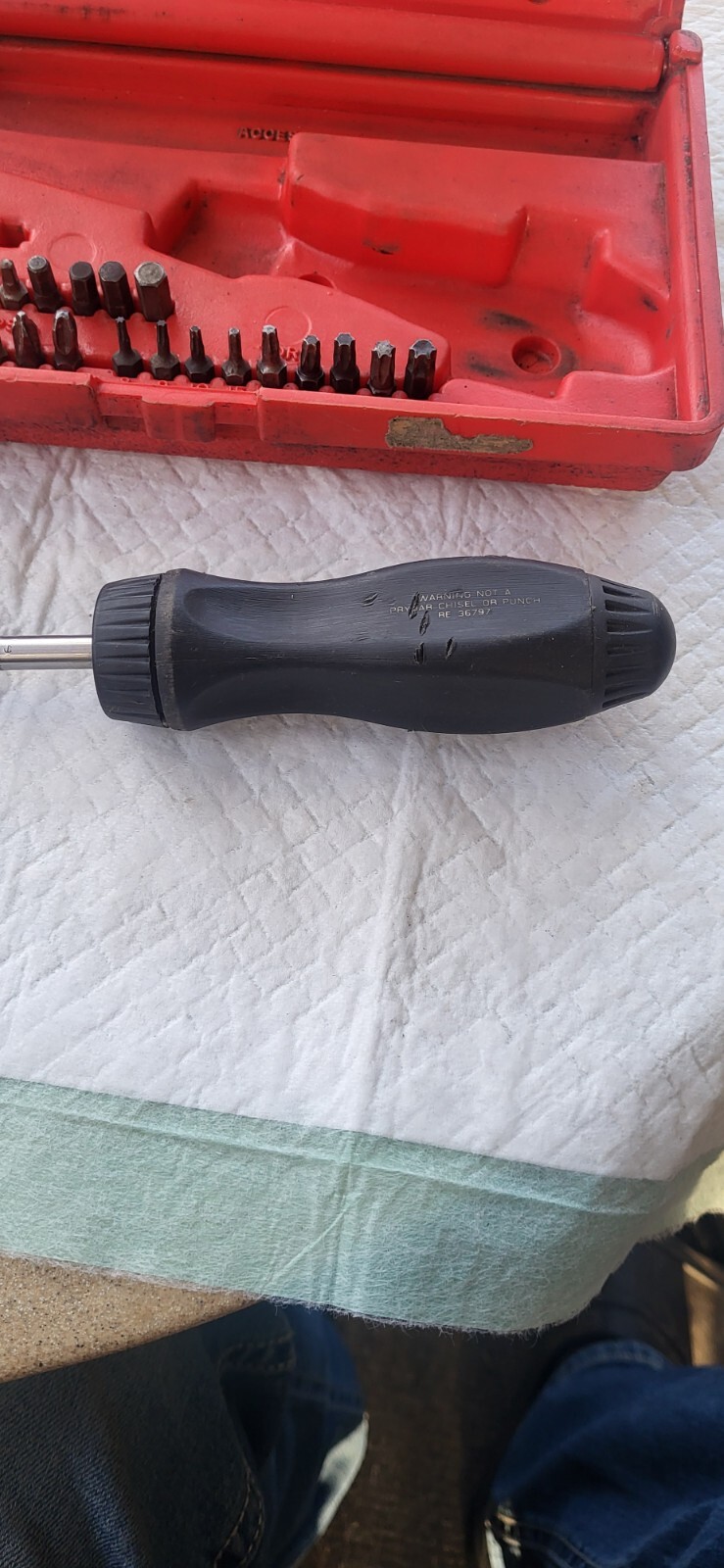 Snap On Ratcheting Screwdriver Set In Case SSDM84B eBay