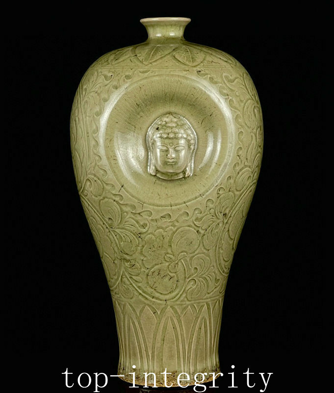 12.5'' Old Songzhou Kiln Porcelain Shakyamuni Sakyamuni
