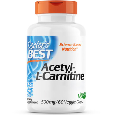 Doctor's Best, Acetyl-L-Carnitine with Biosint , 500mg, 60 Veg. Kapseln