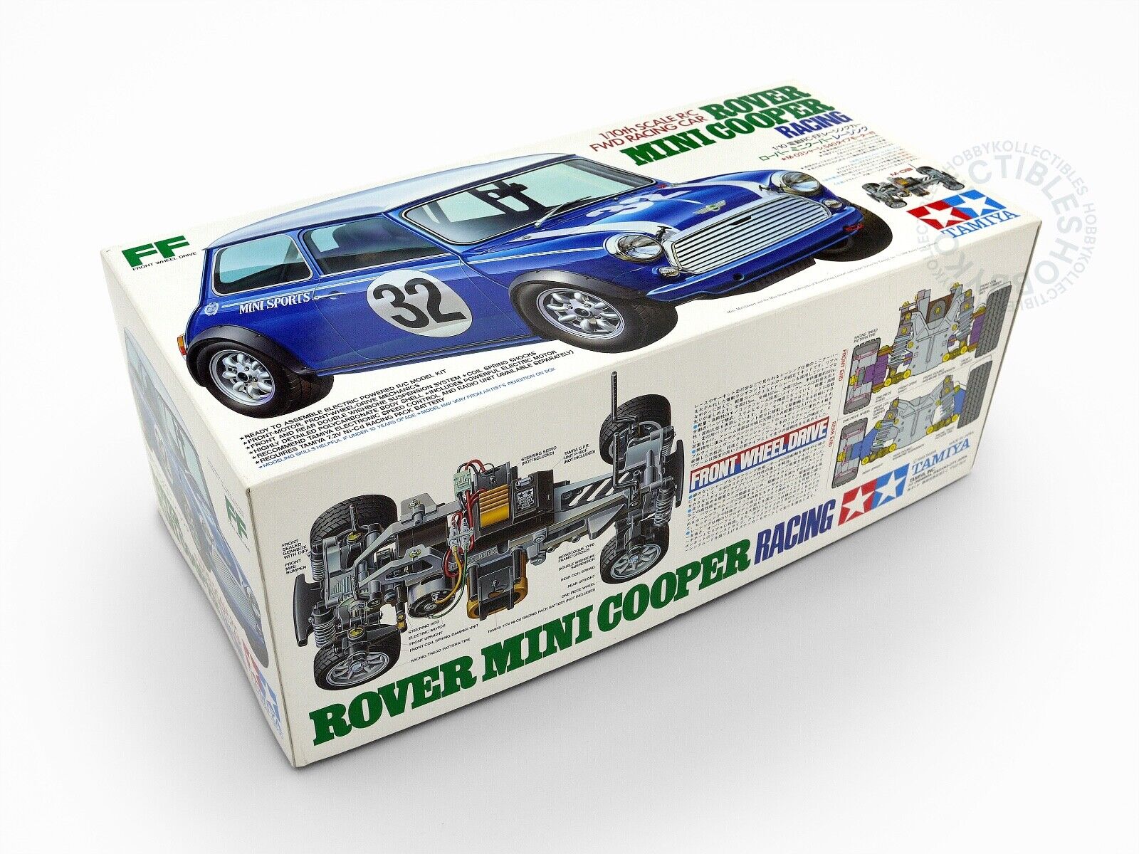 Tamiya 1/10 RC Rover Mini Cooper #58211 M-03 Chassis FWD Radio Control (2)*