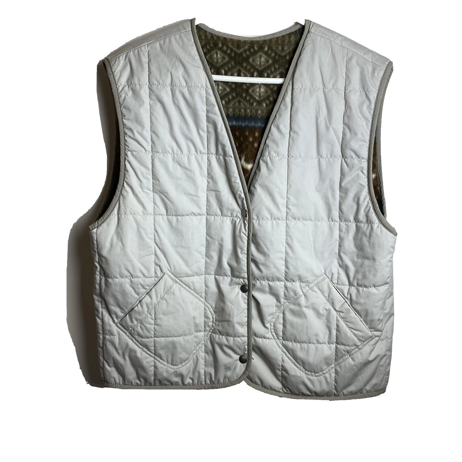 Cotton Blend Vintage Vests for Men