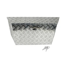 39" Silver Aluminum Trailer Pickup Truck Tongue Tool Box Bed Underbody Storage