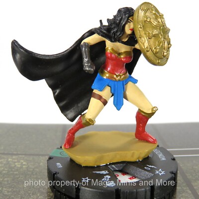 Masters of Time ~ WONDER WOMAN #019 HeroClix deity uncommon miniature w/card #19