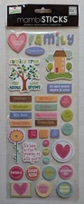 I Love My Family Mom Dad Brother Sister Scrapbooking Stickers Me & My Big Ideas