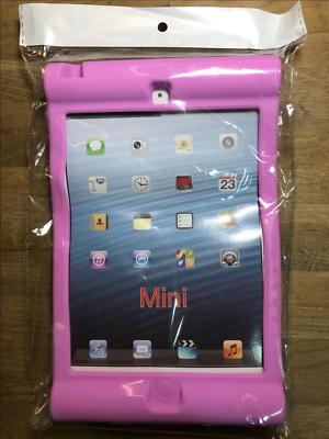 Rosa stoßfeste Gummi-Hülle für iPad Mini A1599 A1600 für Kinder