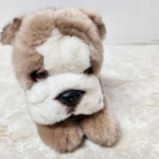 Yomiko Classics Bulldog Plush Stuffed Animal Toy Realistic 11" Dog Puppy