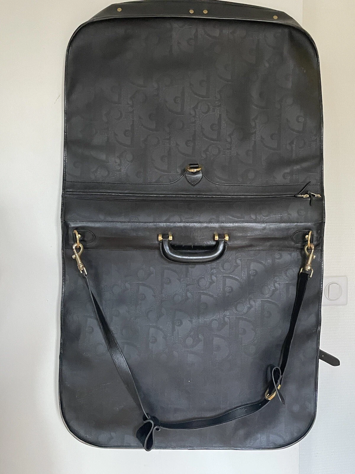 CHRISTIAN DIOR. Maxi Sac Housse De Transport. Monogramme Dior. Rare Et Recherché
