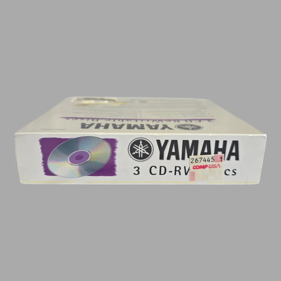NEW Sealed Yamaha Rewritable CD-RW 650MB 74 Min CDs 3 Pack w/ Jewel Cases - Image 4 of 4