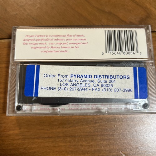 Dream Partner Marcey Hamm Ambient Electronic Meditation Cassette Rare Demo - Picture 2 of 4