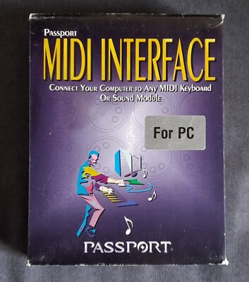 Passport MPU-401 8-bit ISA Midi Interface (1992, Retro, Boxed, Original Box)