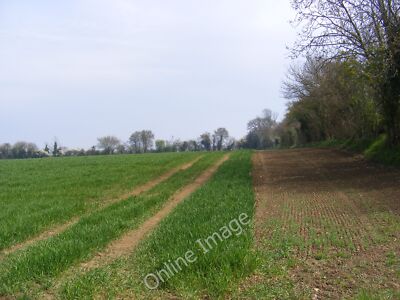 Foto 6x4 Felder vor der Pound Lane Capel St Mary c2010
