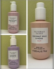 Victoria's Secret Natural Beauty Conditionning/Relax Body Oil 6.7 oz "You pick"