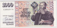 Island 1000 Kronur UNC