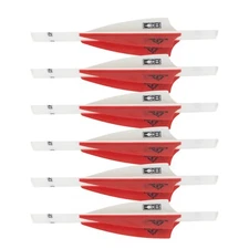 Quick Fletch - 6 Pack 3" Vanes - Easy Install - Shrink Fletch - True Fletch