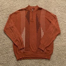 Miko Sweater Men's XL 1/4 Zip Wool Blend Casual Granpacore Southwestern Striped