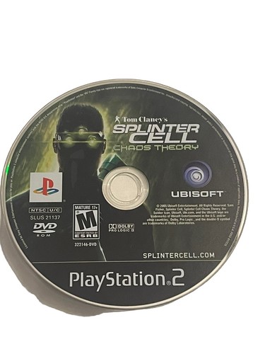 Splinter Cell Chaos Theory Sony PS2 nur Disc getestet & funktioniert
