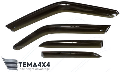 Tape-on Windows Visors Deflector Sun Rain Guard for Toyota Mark II