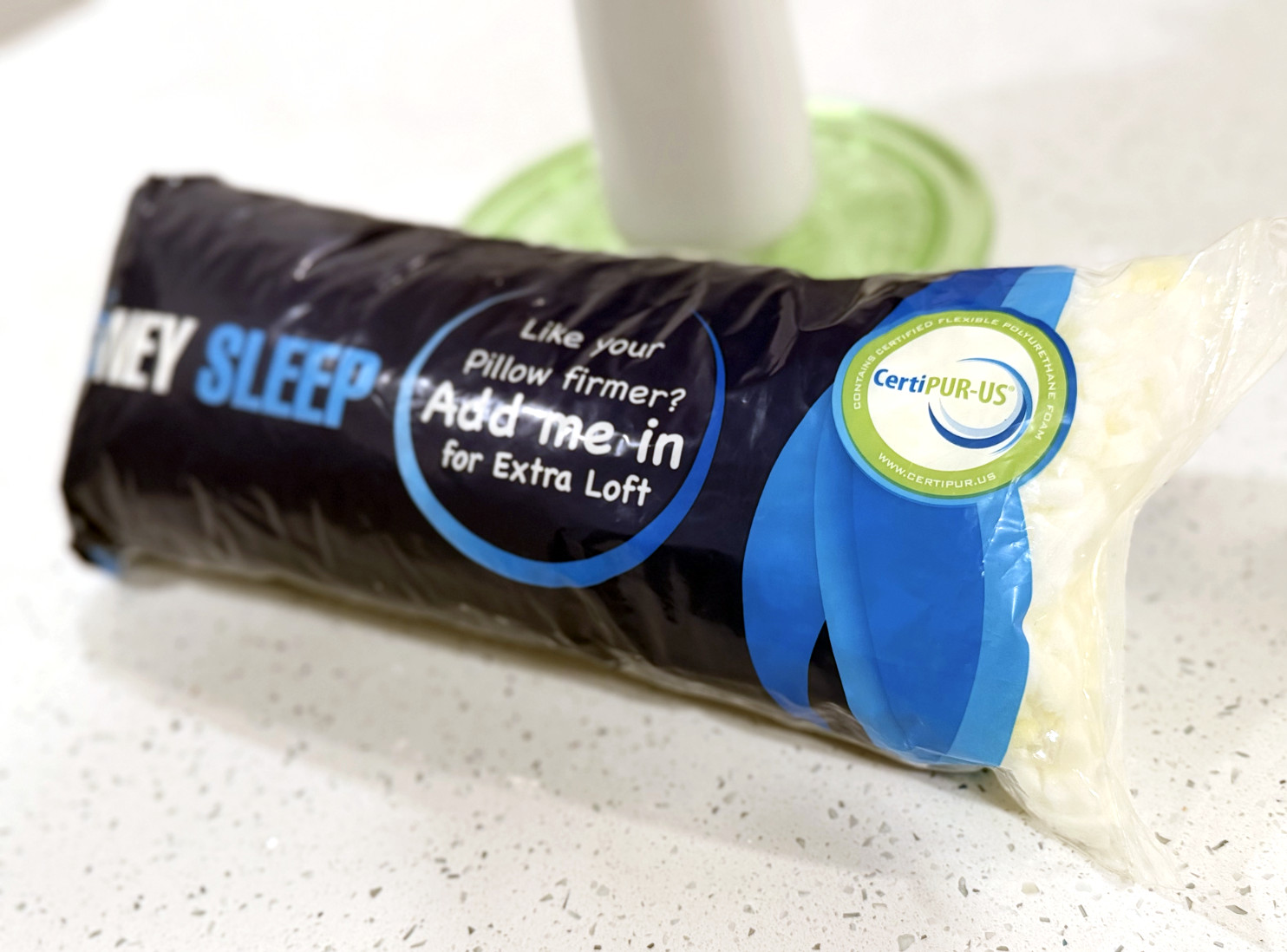 Sidney Sleep Pillow Excess Foam, Extra Memory Foam Filler for Pillow, Brand New