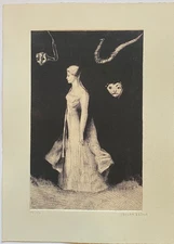 Odilon Redon, Etching, Limited Edition